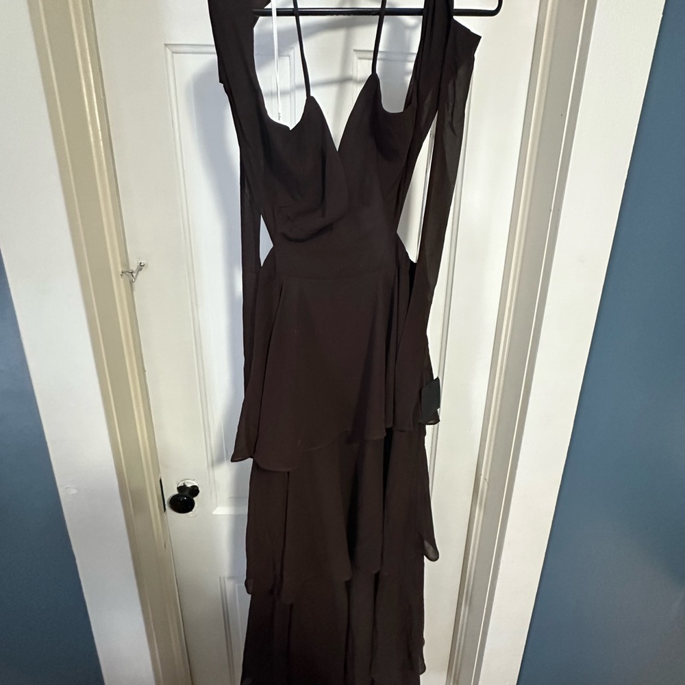 Lulu's Chic Brown Maxi Dress